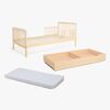 JLY HEAVEN Juniorseng MEYA inkl Sengeoppbevaring& Madrass 70x140, Tre