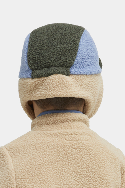 Nordbjörn Knallen Fleece-lue, Sesame/Tobacco Brown/Deep Depths