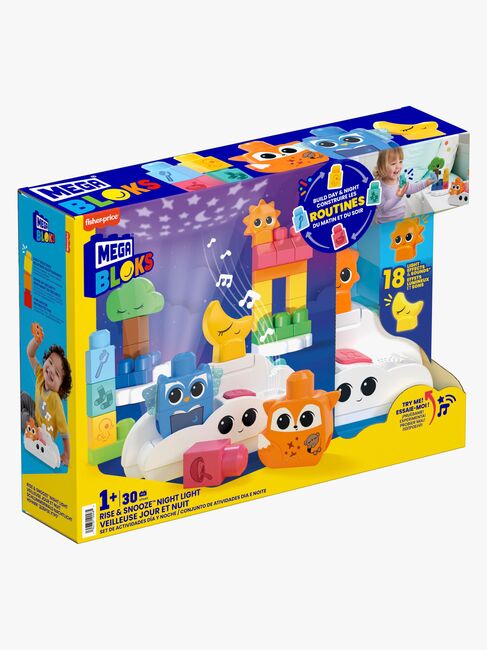 Mega Bloks Rise & Snooze Nattlampe Byggesett