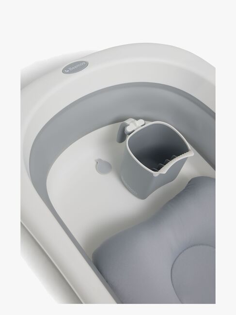 Beemoo CARE Assist Badebalje inkl. Badestøtte & Skyllekanne, White/Grey