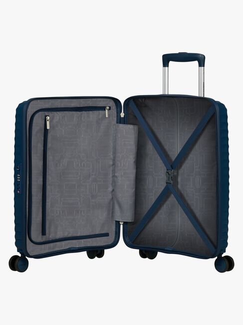 American Tourister Diablast Spinner Koffert 35L, Darkwave Blue