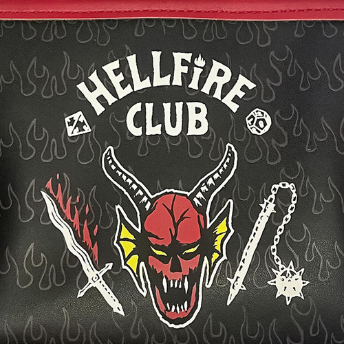 Stranger Things Hellfire Club Toalettmappe, Svart