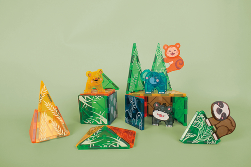 Playbox  Magnetiske Brikker Safari 38 Deler