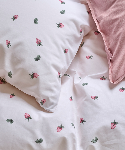 Borganäs Sengesett Jordbærndrøm 150x210