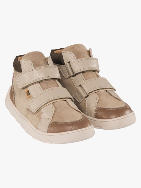 Viking Molde Barefoot Mid TEX 2V Jr Sneakers, Dark Natural