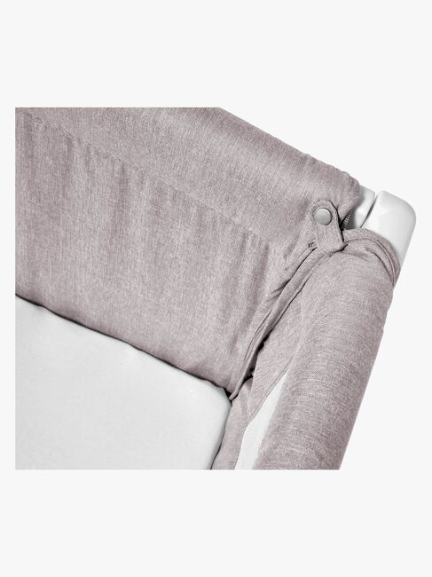 Shnuggle Air Bedside Crib, Stone Grey