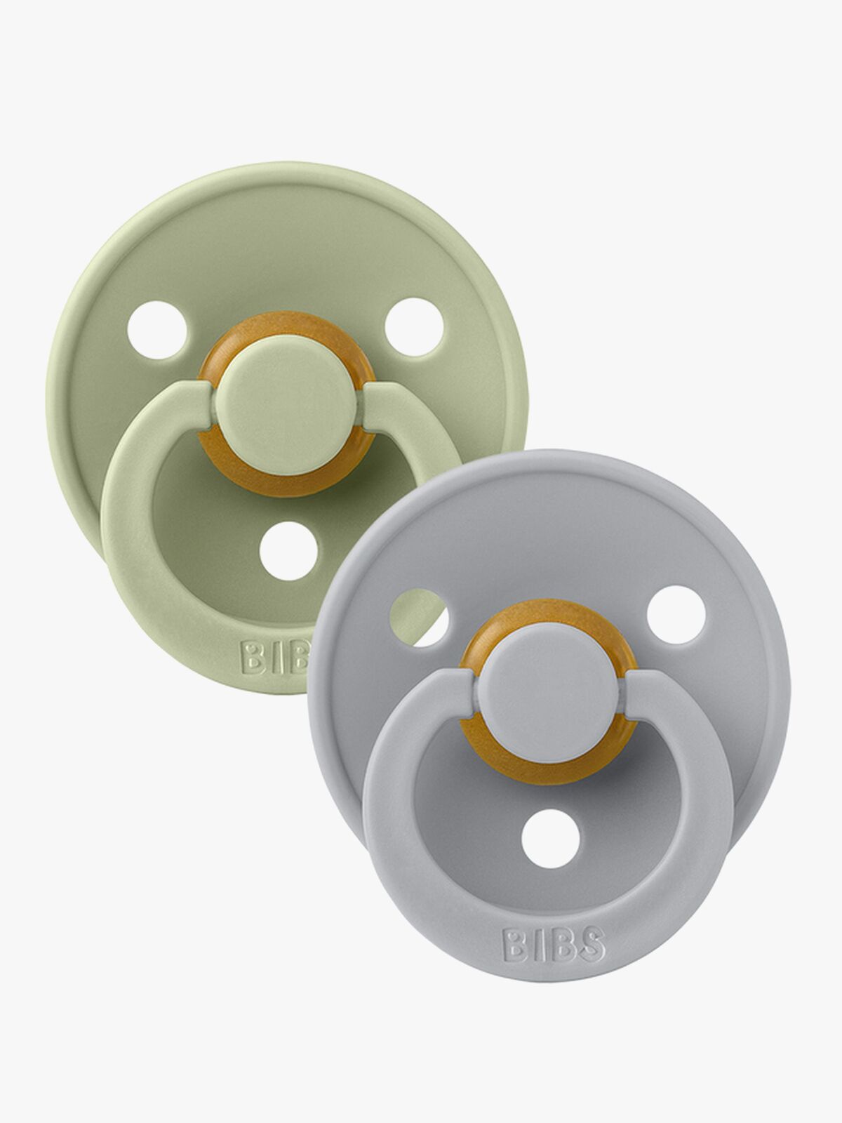 BIBS Smokk Colour 2-pack Lateks Størrelse 2, Sage/Cloud