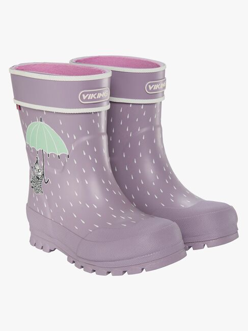Viking Alv Jolly Mummitrollet Gummistøvler, Lilac