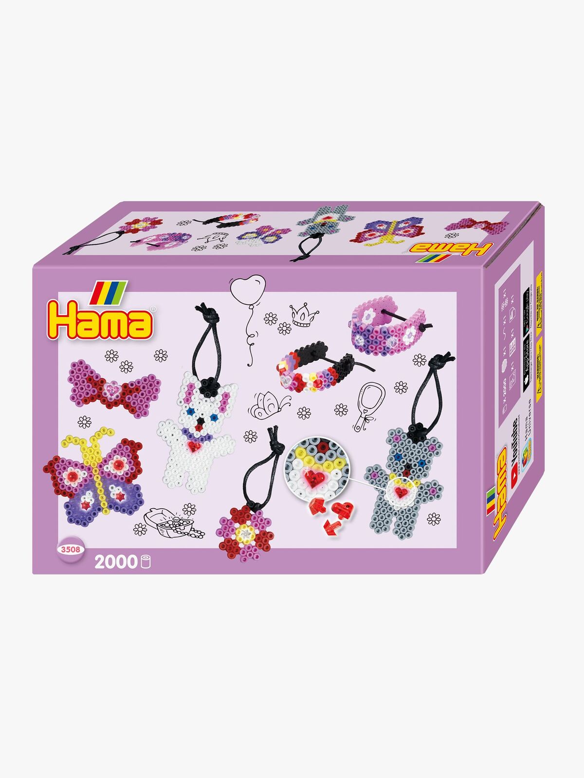 Hama Midi Perler Gaveeske Fashion 2000 stk