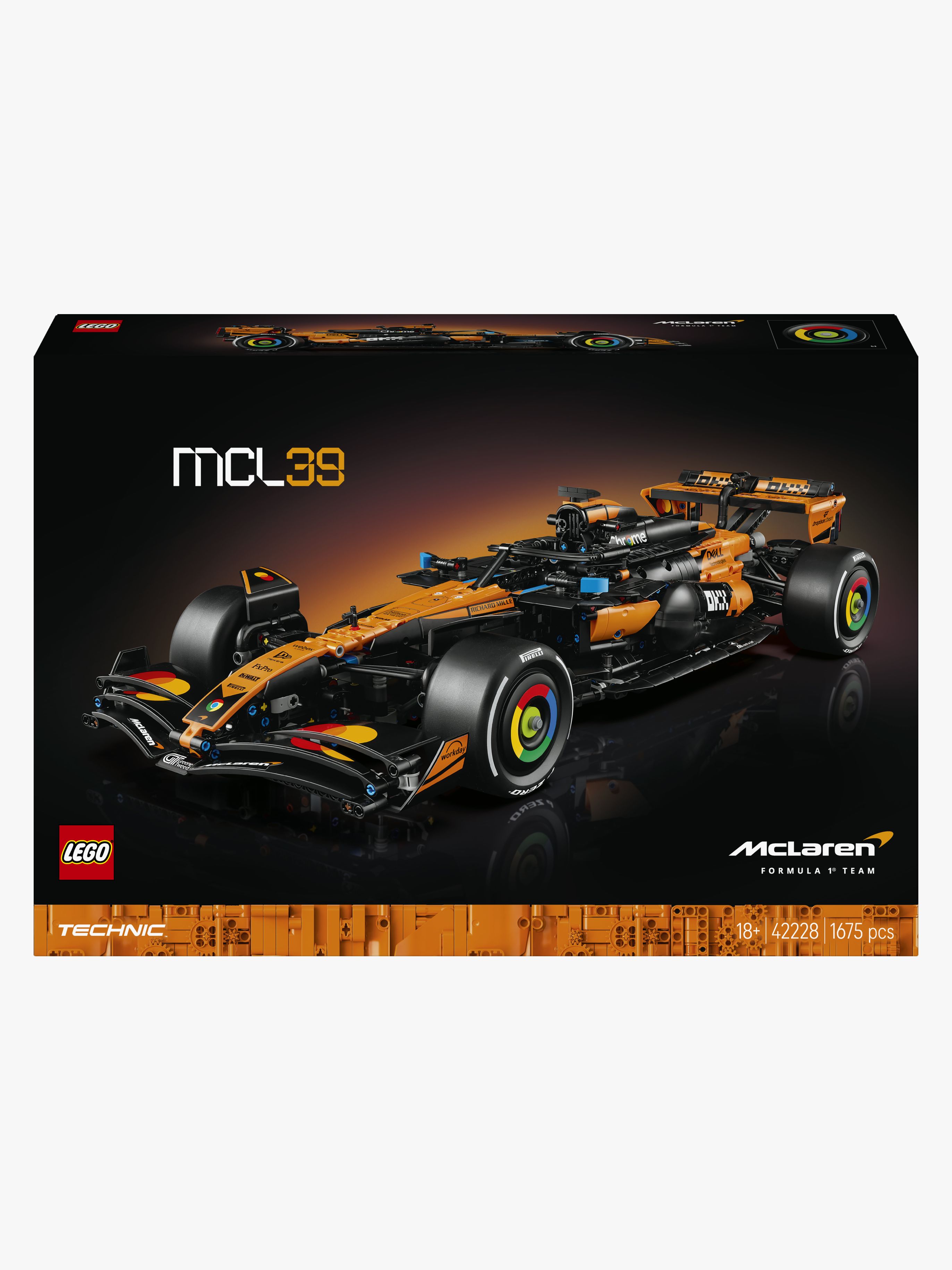 LEGO Technic 42228 McLaren MCL39 F1-bil - Byggesett - Plast
