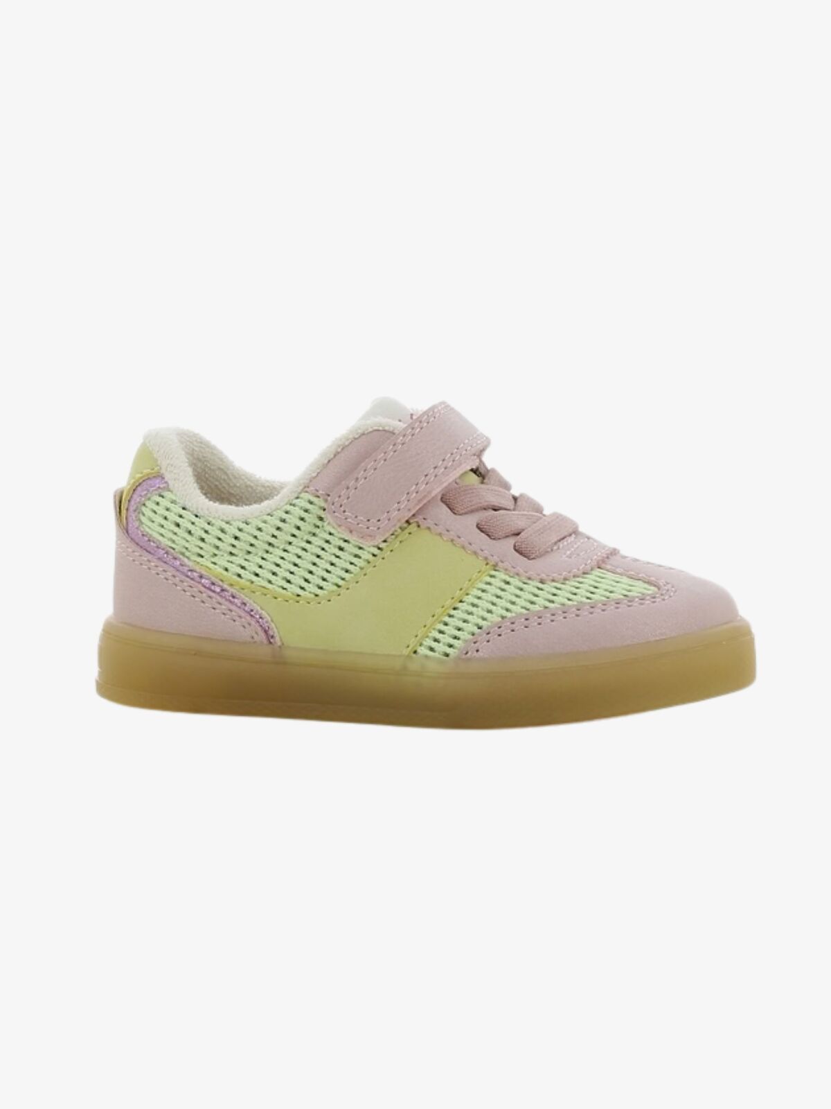 SJ Sneakers, Light Pink/Yellow