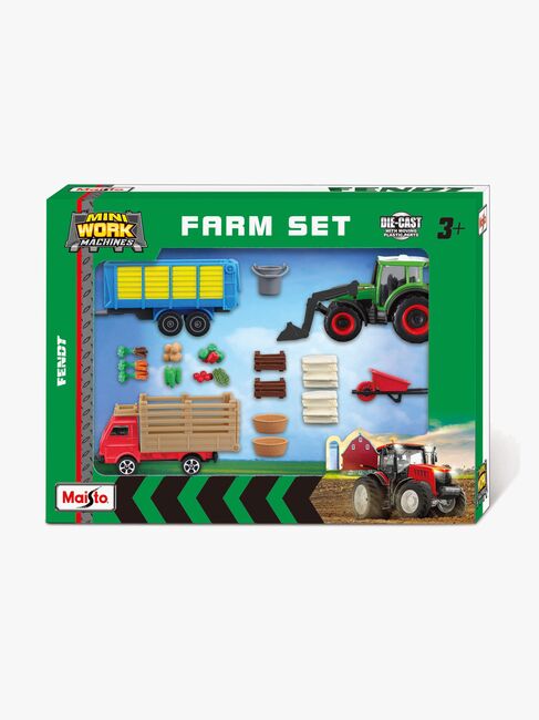 Maisto Mini Working Machines Bondegårdssett Fendt