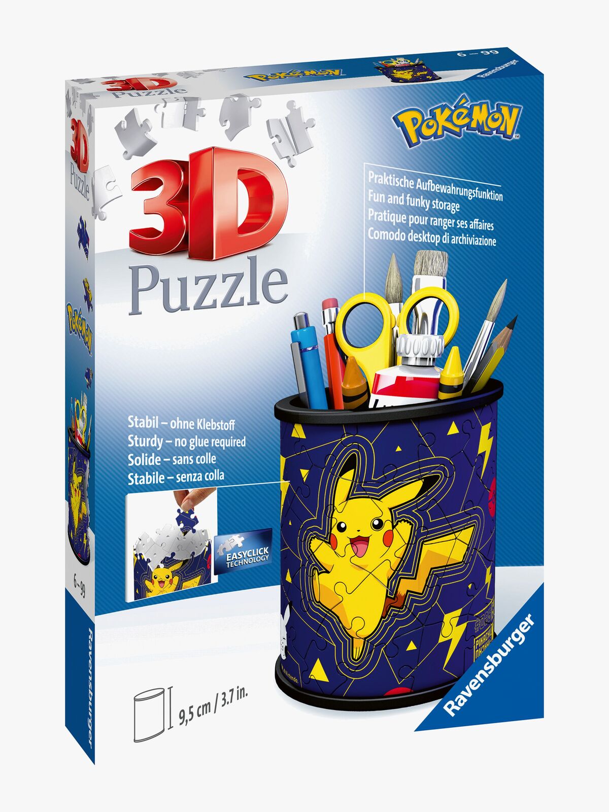 Ravensburger Pokemon 3D-Puslespill Pennestativ 54 Brikker