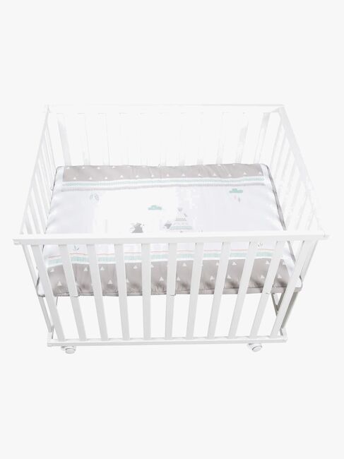 Roba Lekegrind med Hjul, Indian Bears White