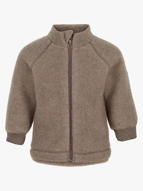 Mikk-Line Fleecejakke Merinoull, Melange Denver