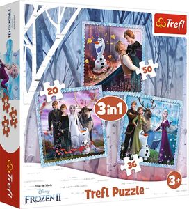 Trefl Disney Frozen 2 Puslespill 3-in-1