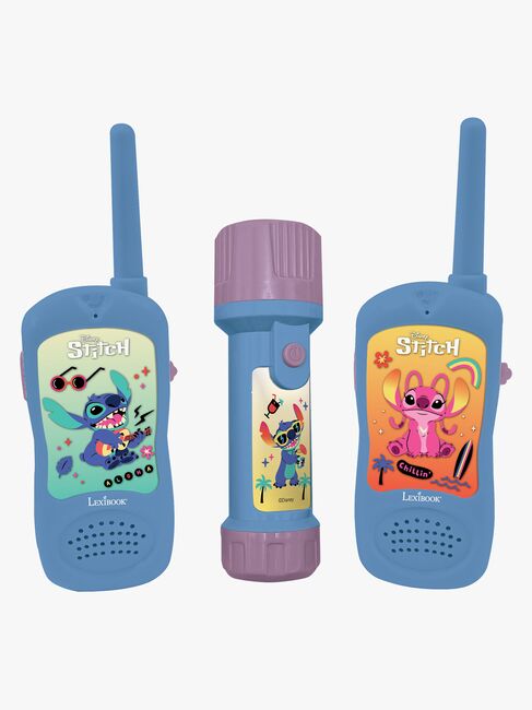 Disney Stitch Walkietalkier & Lommelykt 120 m