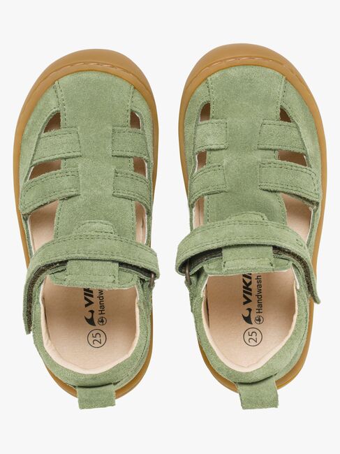 Viking Alv Lind Barefoot 2V Sandaler, Olive