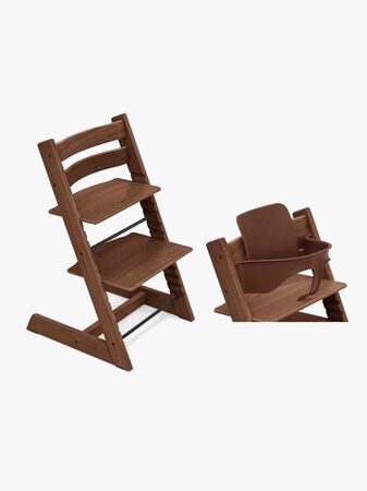 Stokke Tripp Trapp Matstol inkl. Babysett, Oak/Warm Brown