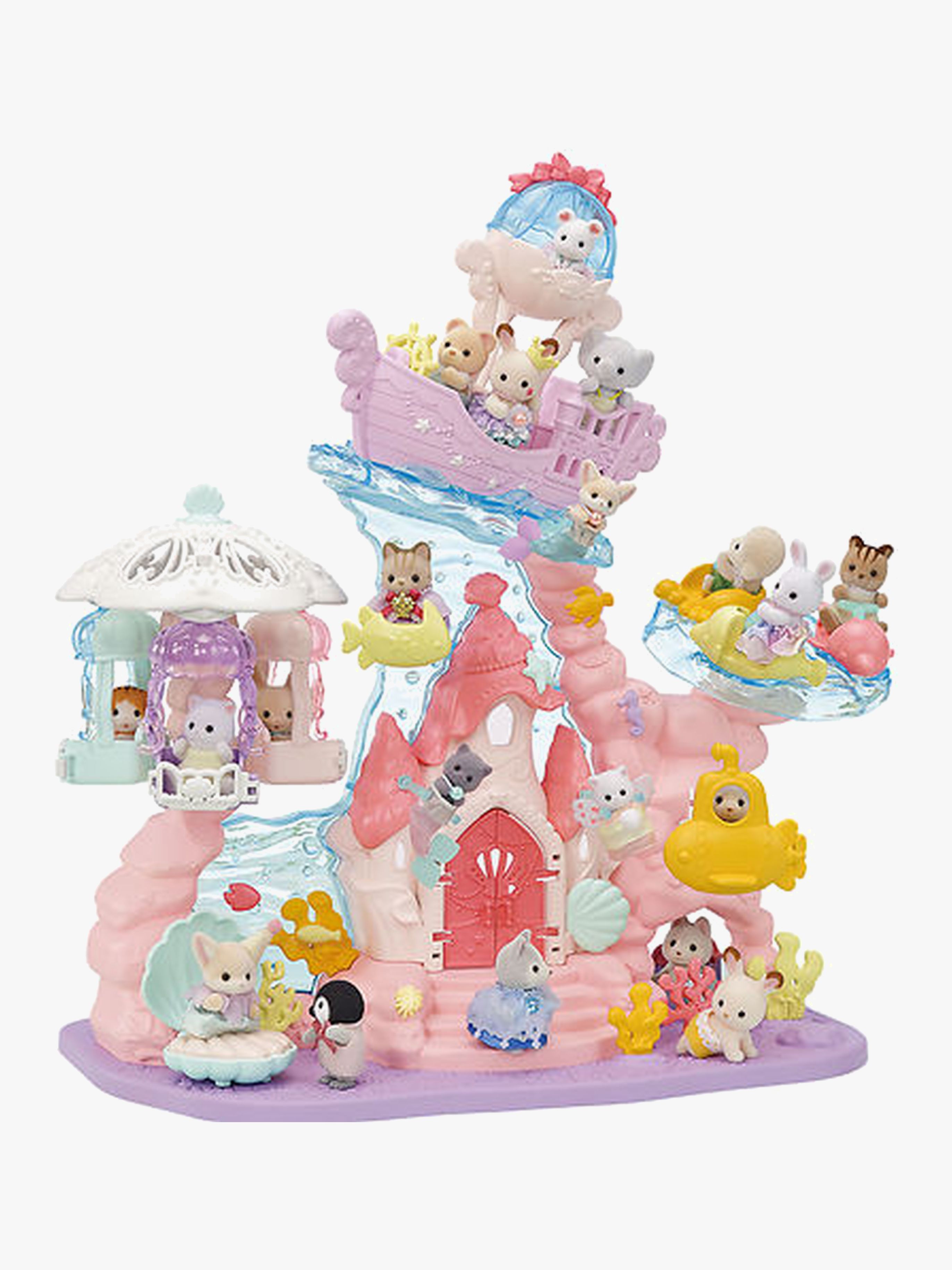 Sylvanian Families Havfrueslott Fornøyelsespark - Dukkehustilbehør - Plast