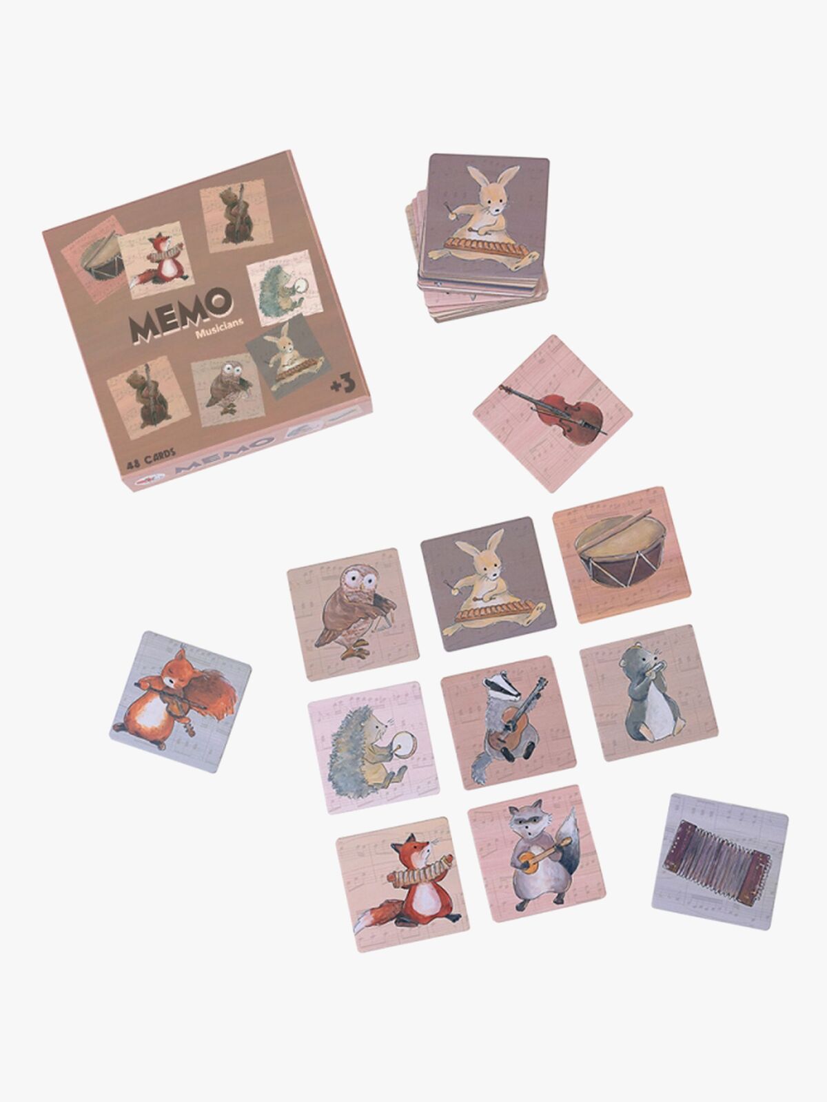 Egmont Toys Memospill Musikkdyr