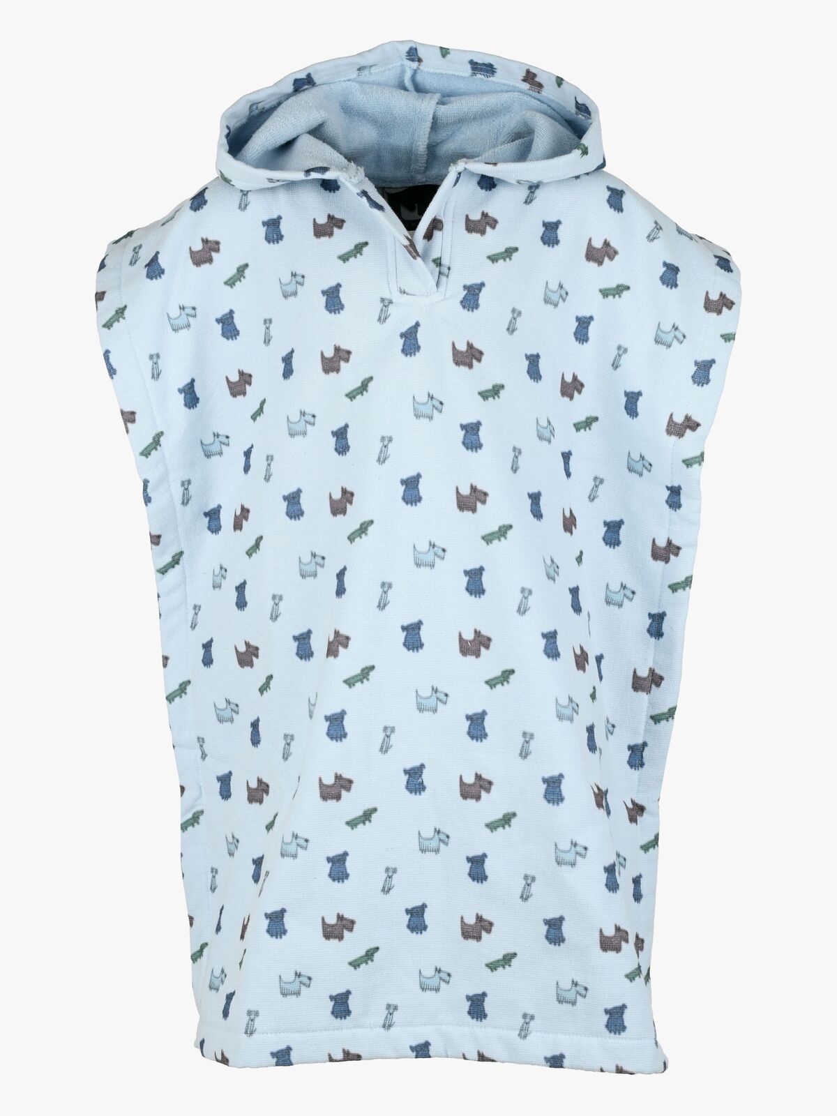 Lindberg Ljusvåg Poncho Håndkle, Blue/Light Blue