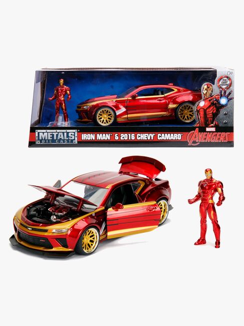Marvel Ironman 2016 Chevy Camaro SS Med Figur