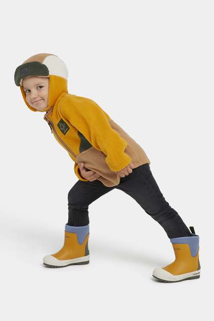 Nordbjörn Rydal Pilejakke, Inca gold/Deep Depths/Tobacco brown