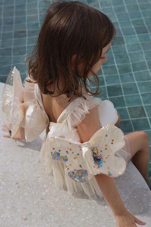 SUNNYLiFE Armpuffer, Cotton Candy Glitter