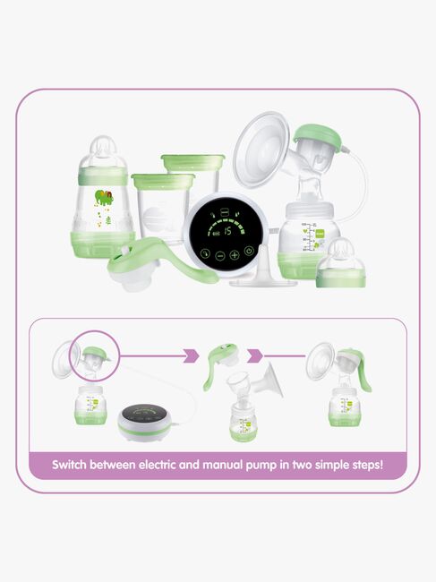 MAM 2-i-1 Brystpumpe Elektrisk & Manuell