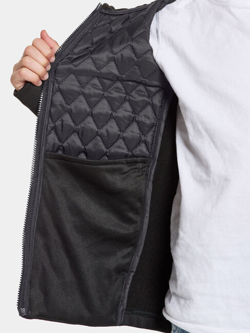 Didriksons Kapris Hybridjakke, Svart