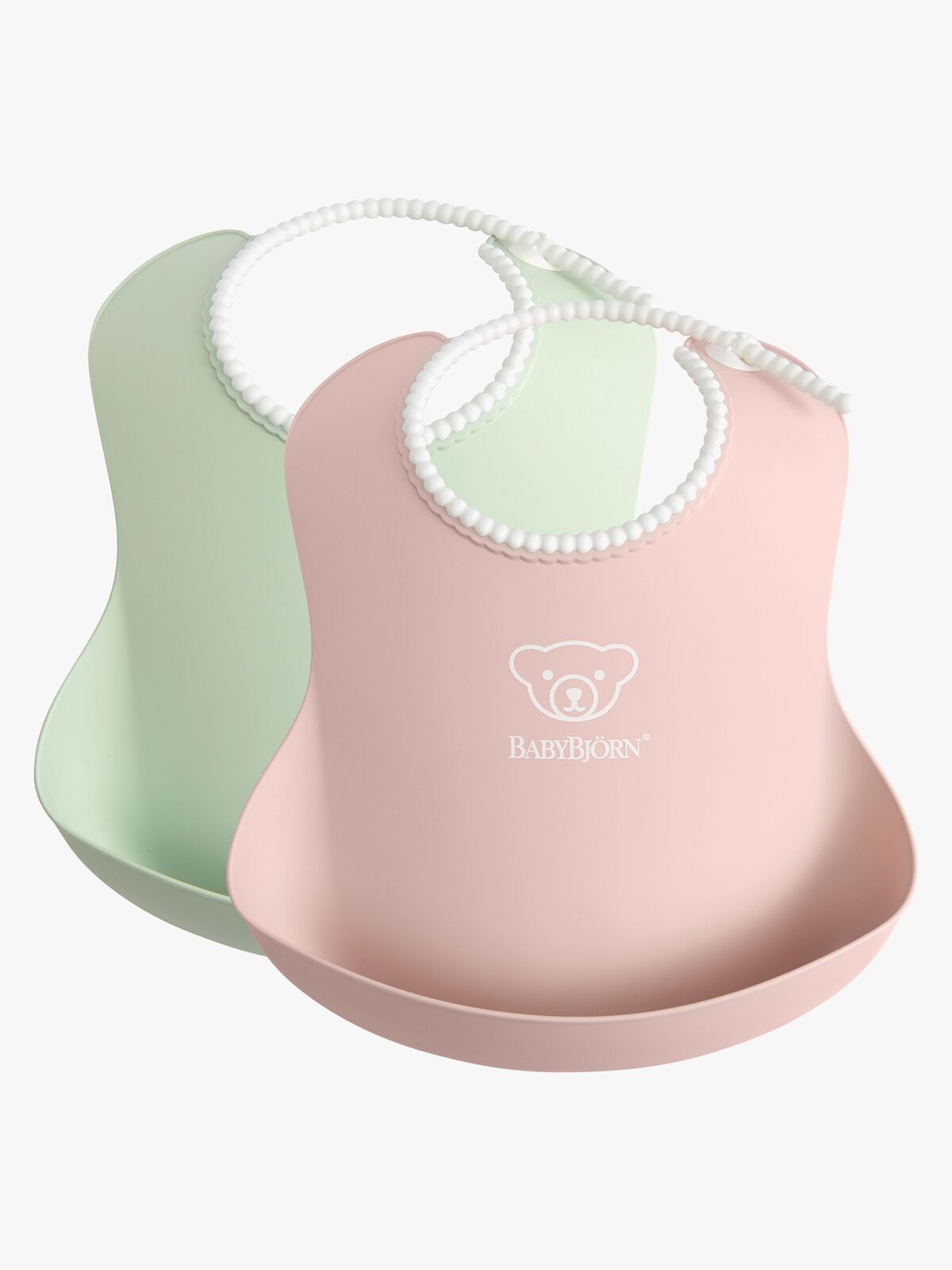 BabyBjörn Smekke 2-pack, Grønn/Rosa
