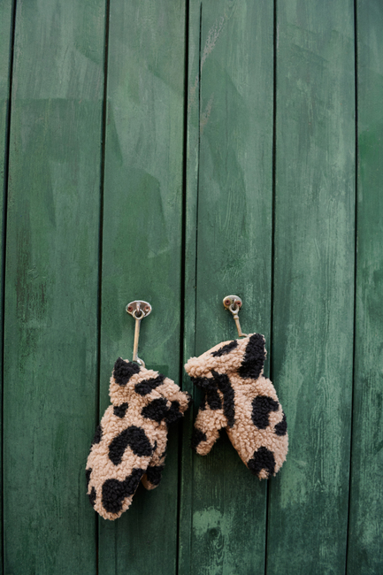 LIEWOOD Grethe Fleecehansker, Mega Leo/Oat Mix