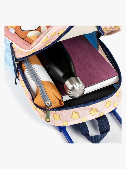 Bluey 3D Trillekoffert, Rosa/blå