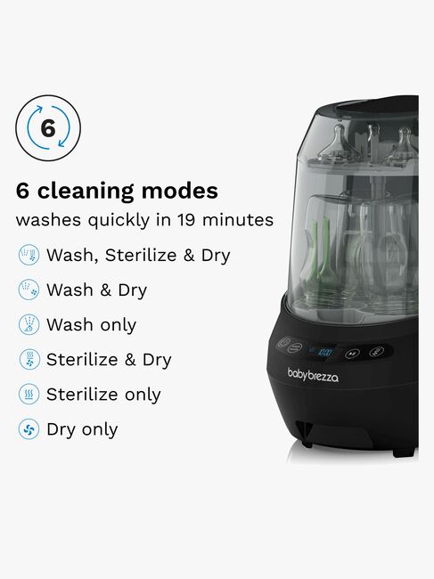 Baby Brezza Bottle Washer Pro Sterilisator, Black
