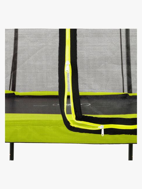 EXIT Silhouette Trampoline inkl. Sikkerhetsnett 214x305 cm, Grønn