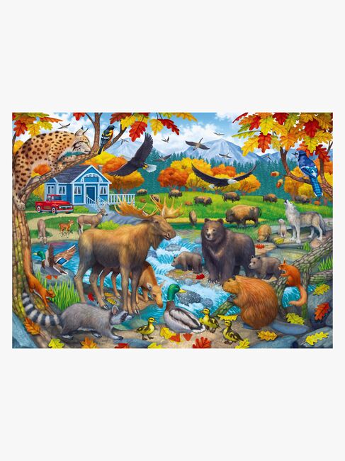 Ravensburger Puslespill Wildlife Gathering 150 Brikker