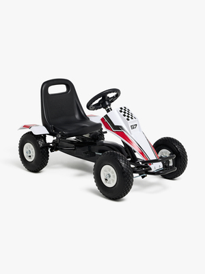 Alex's Garage Pedal-gokart, Hvit