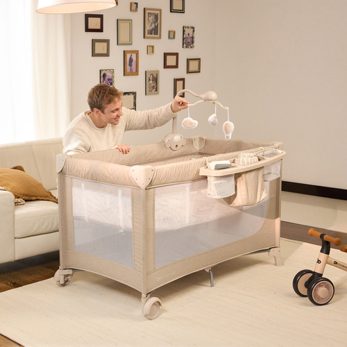 Kinderkraft LEODY UP Reiseseng, Beige