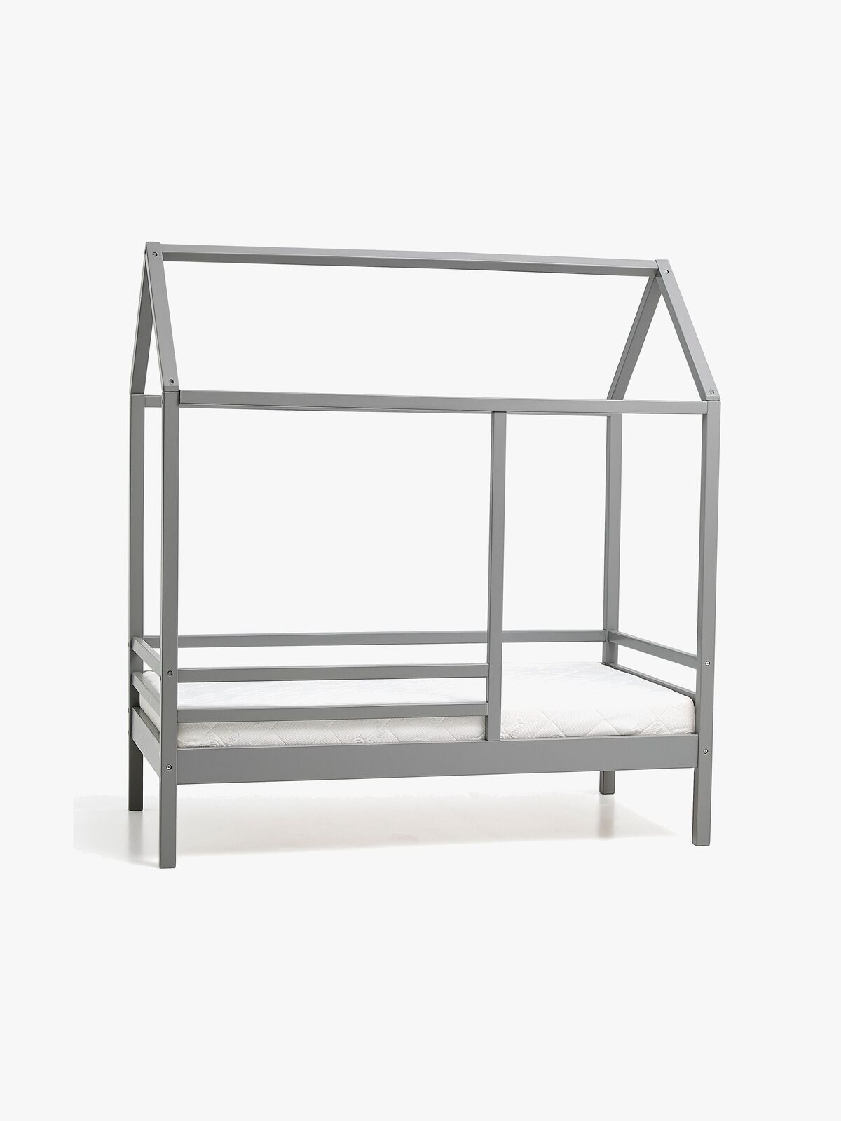 Minitude Nordic Jax Husseng med BabyMatex Carpathia Madrass 70x140, Grå