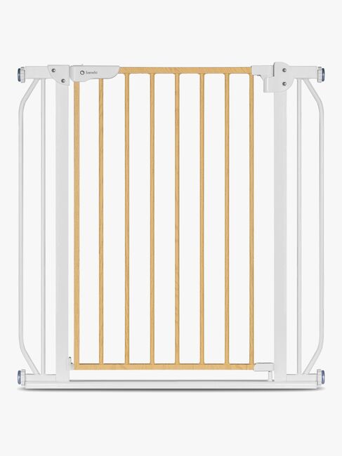 Lionelo Truus Slim Sikkerhetsgrind, White/Natural