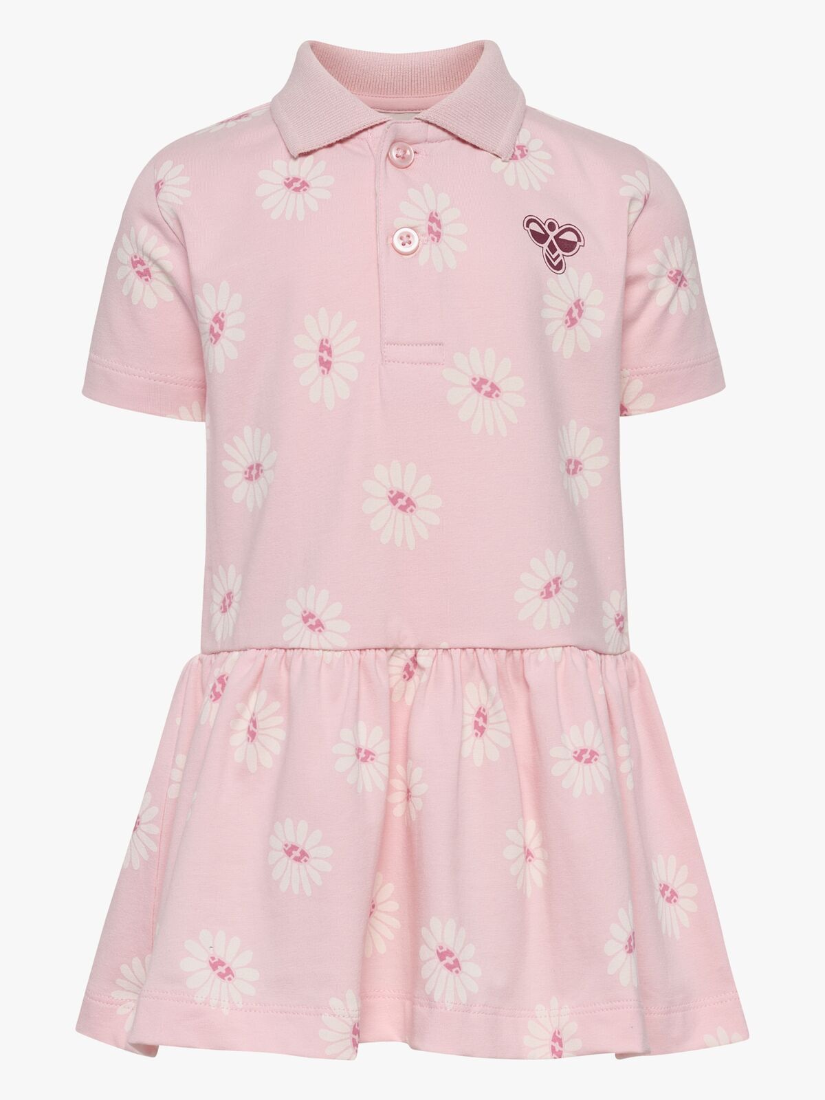 Hummel Pikéskjorte Mini Regular Flower Kjole, Pale Lilac