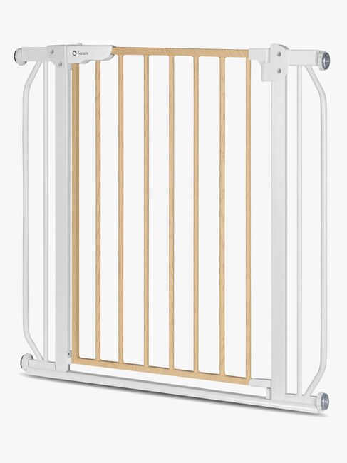 Lionelo Truus Slim Sikkerhetsgrind, White/Natural