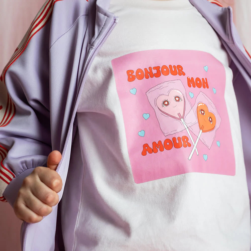 That's Mine Vilde T-skjorte, Bonjour Mon Amour