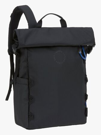 Lässig Outdoor Stelleveske Ryggsekk med Roll-top-åpning, Black