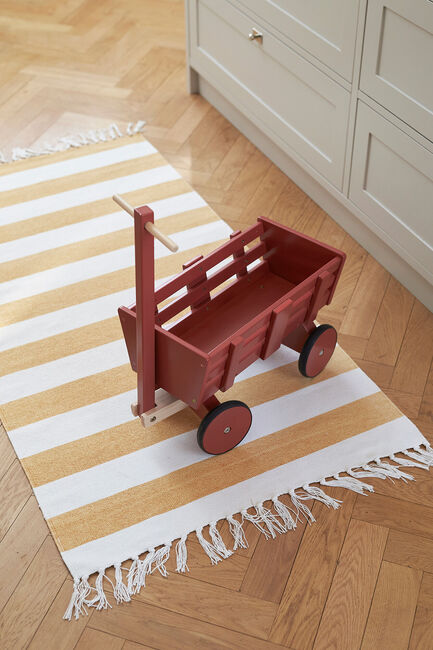 Kids Concept Dukkevogn Carl Larsson, Mørkerød