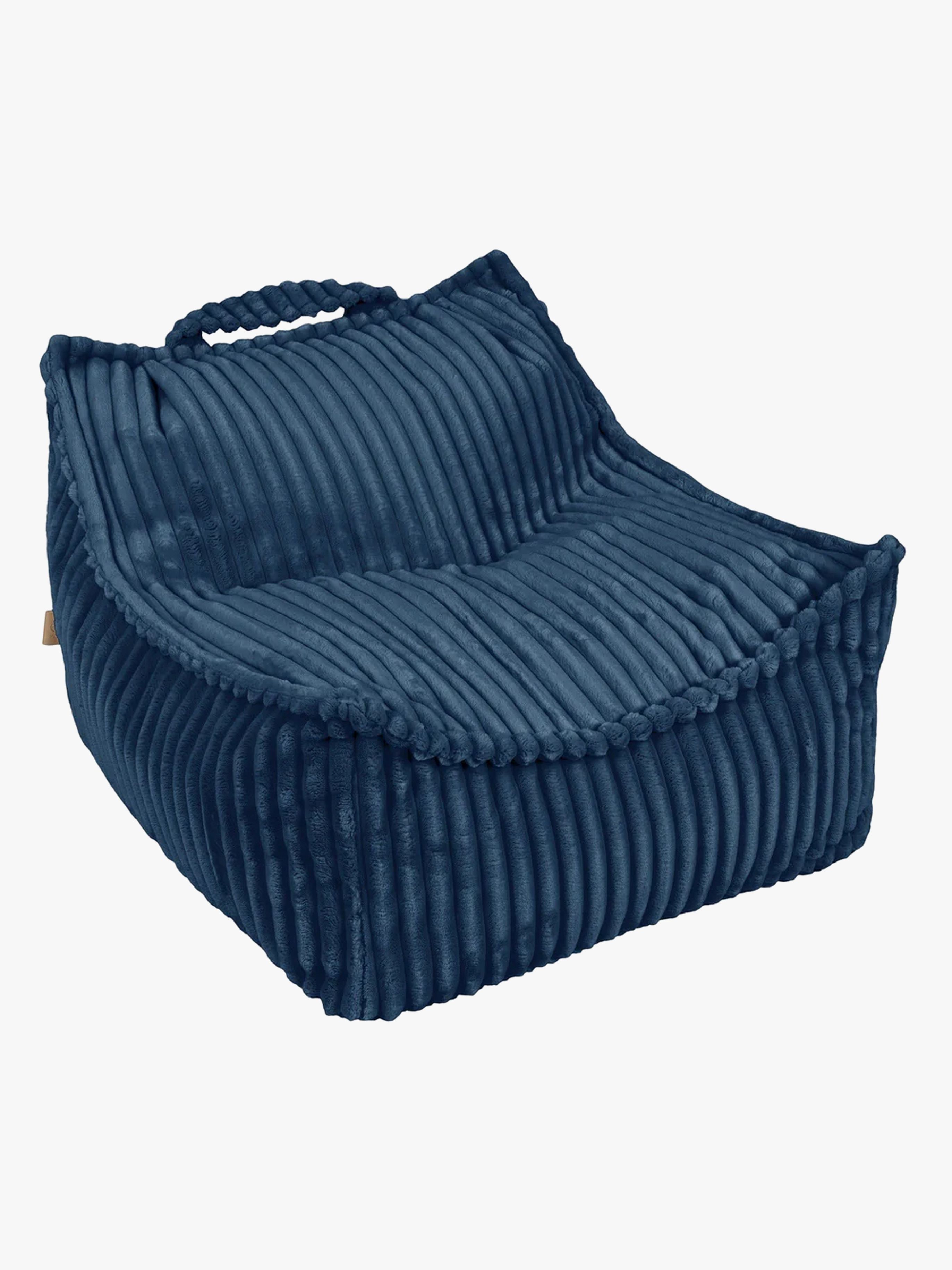 Meowbaby Churros Saccosekk, Midnight Blue - Sittemøbler - 100% Polyester