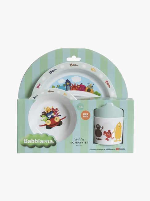 Babblarna Barneservise 3 Deler, Multi