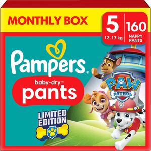 Pampers Baby Dry Pants Bleier Str 5 12-17 kg 160-pack