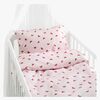 Borganäs Sengesett Sprinkelseng Hjärtrud 2-delt 100x130, Rosa